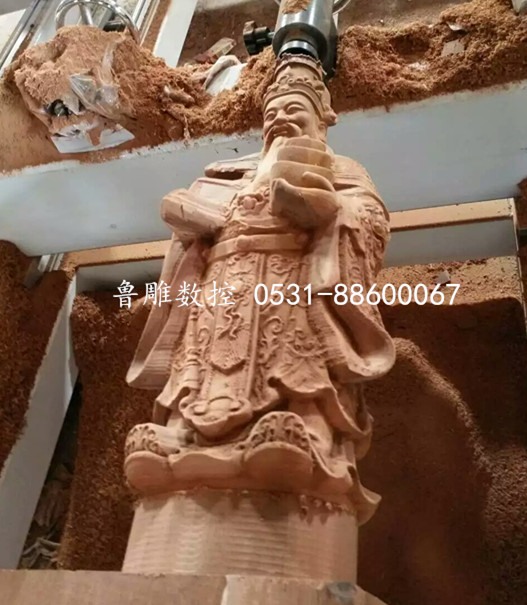 三維立體雕刻機(jī)制作的財神雕像、觀音佛像